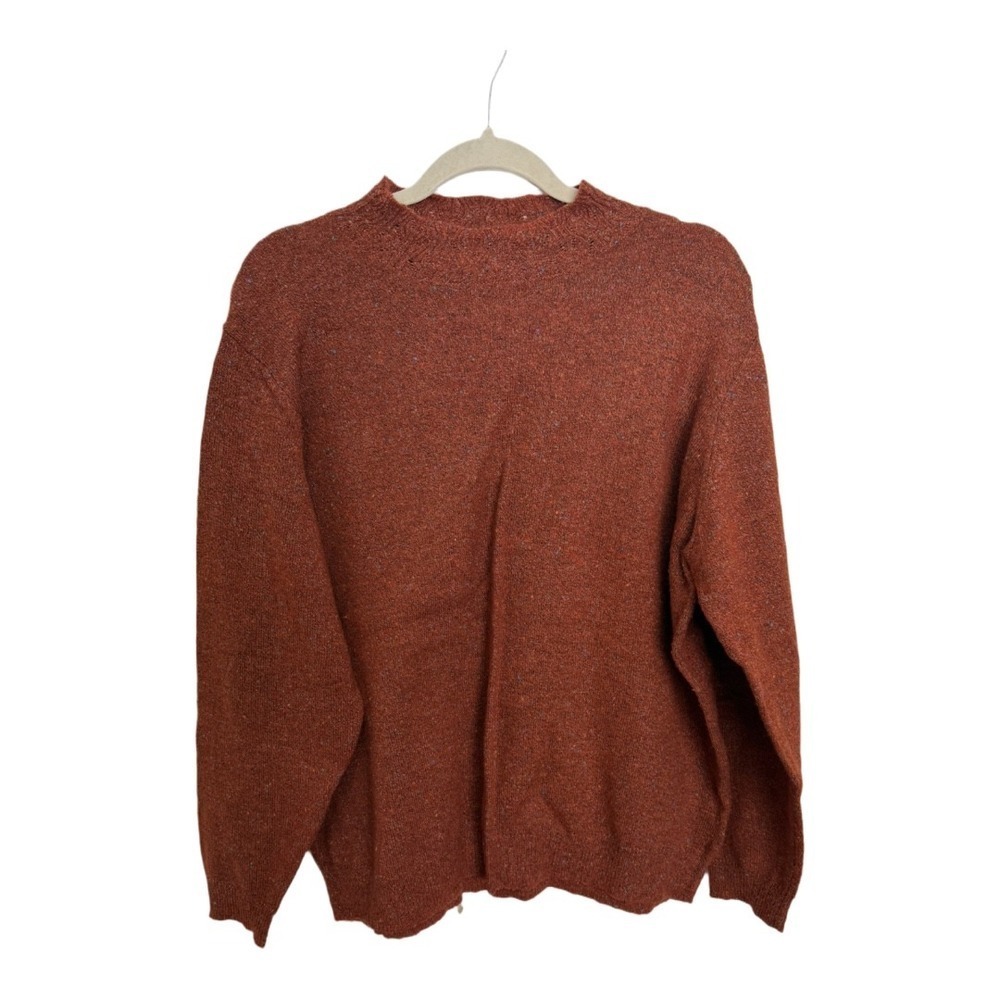 Alfred Dunner Pumpkin Spice Cowl Neck Sweater Plus Size 1X Orange Womens